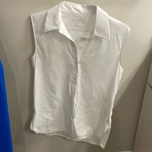 COS button up sleeveless top. Size 6